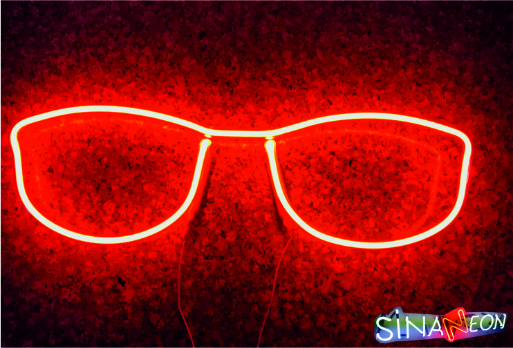 Gözlük Neon Görseli